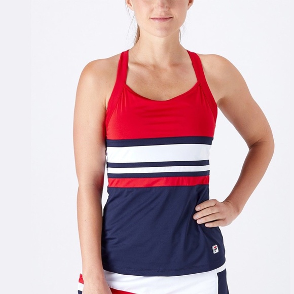Fila Heritage Criss Cross Tank Top Size Small - Picture 1 of 5